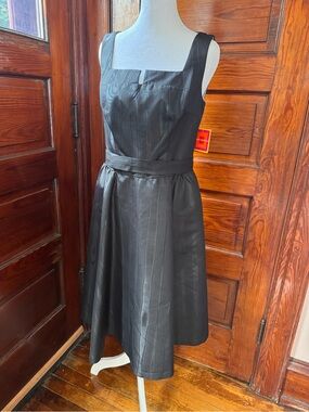 Isaac Mizrahi for Target Vintage-Inspired Black Taffeta Dress – NWT Size 6